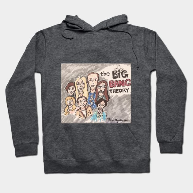 The Big Bang Theory Hoodie by TheArtQueenOfMichigan 